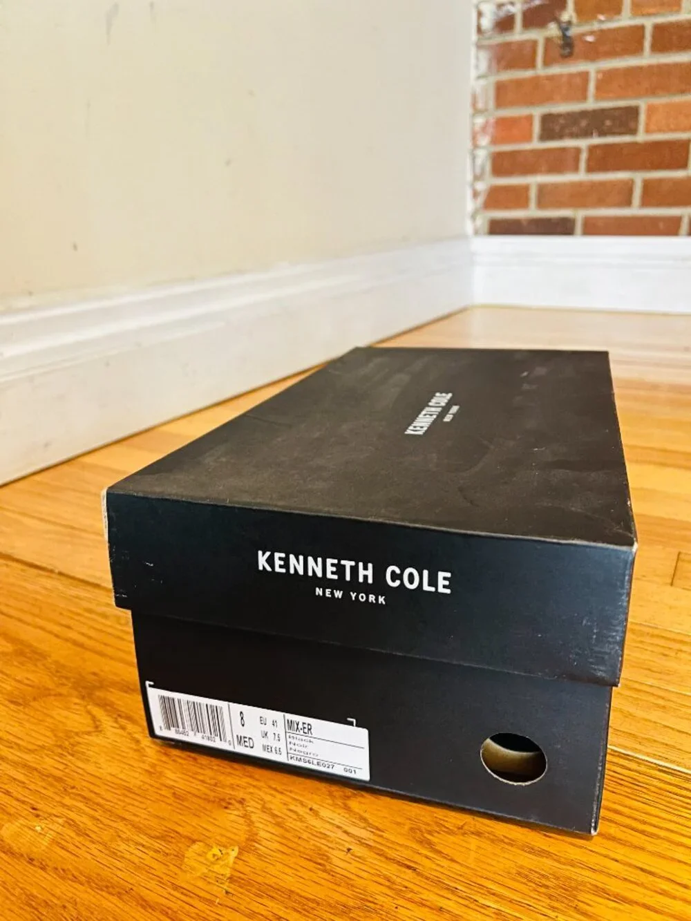 Kenneth Cole New York Men's Black Derby Dress Shoes Size 8 M